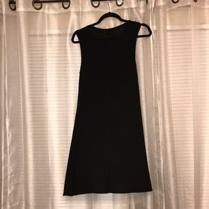 Black tank-top dress